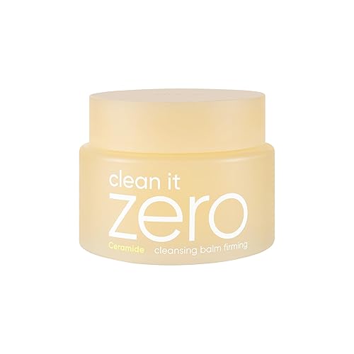BANILA CO Clean it Zero Firming Cleansing Balm con Moringa Cermaide, lavado facial vegano para eliminar maquillaje, 3.5 onzas líquidas