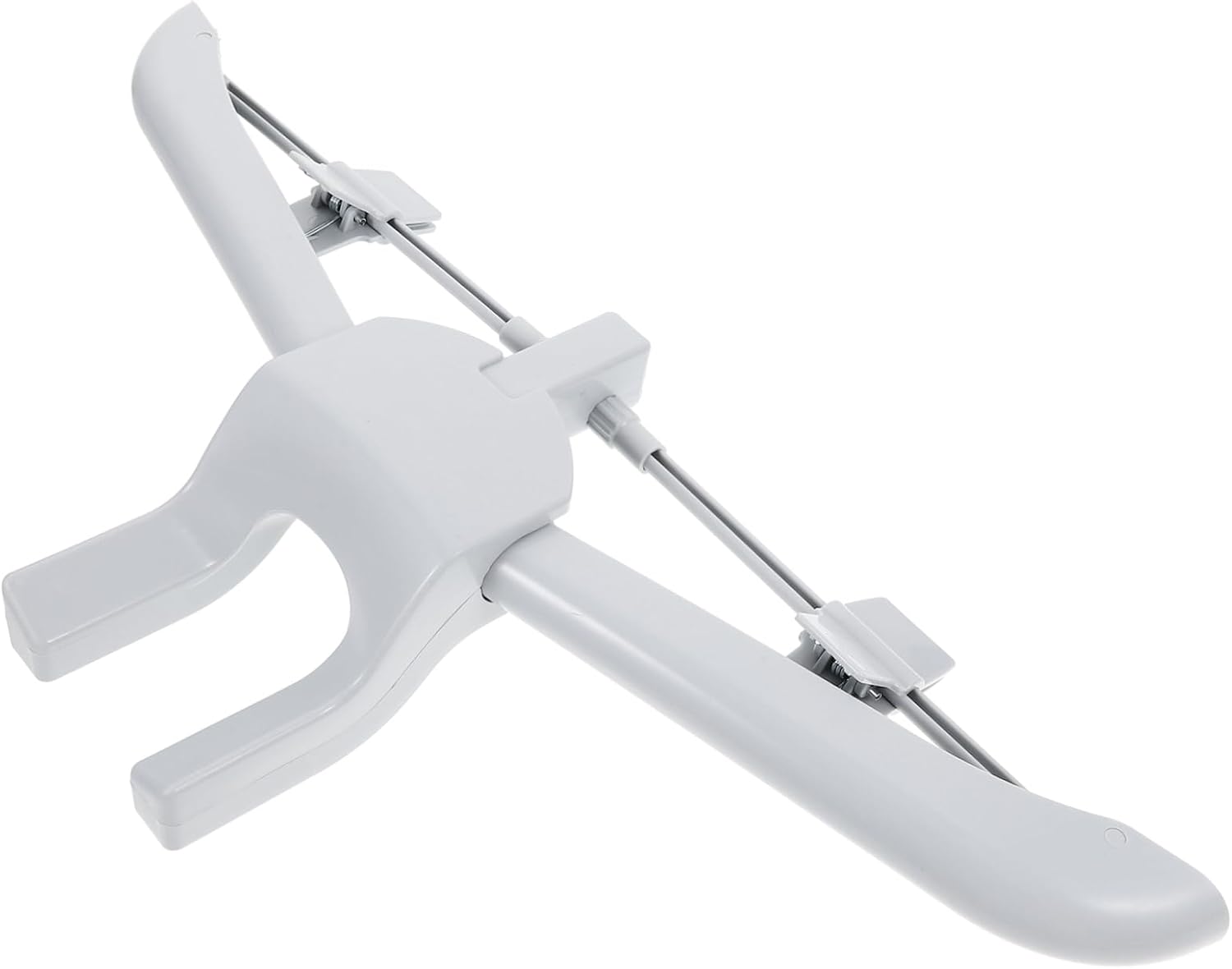 Foldable Garment Steamer Hanger, Plastic Clothes Rack for Ironing