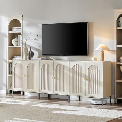 IFGET Modern TV Stands for 80 Inch tvs, 92.63" W