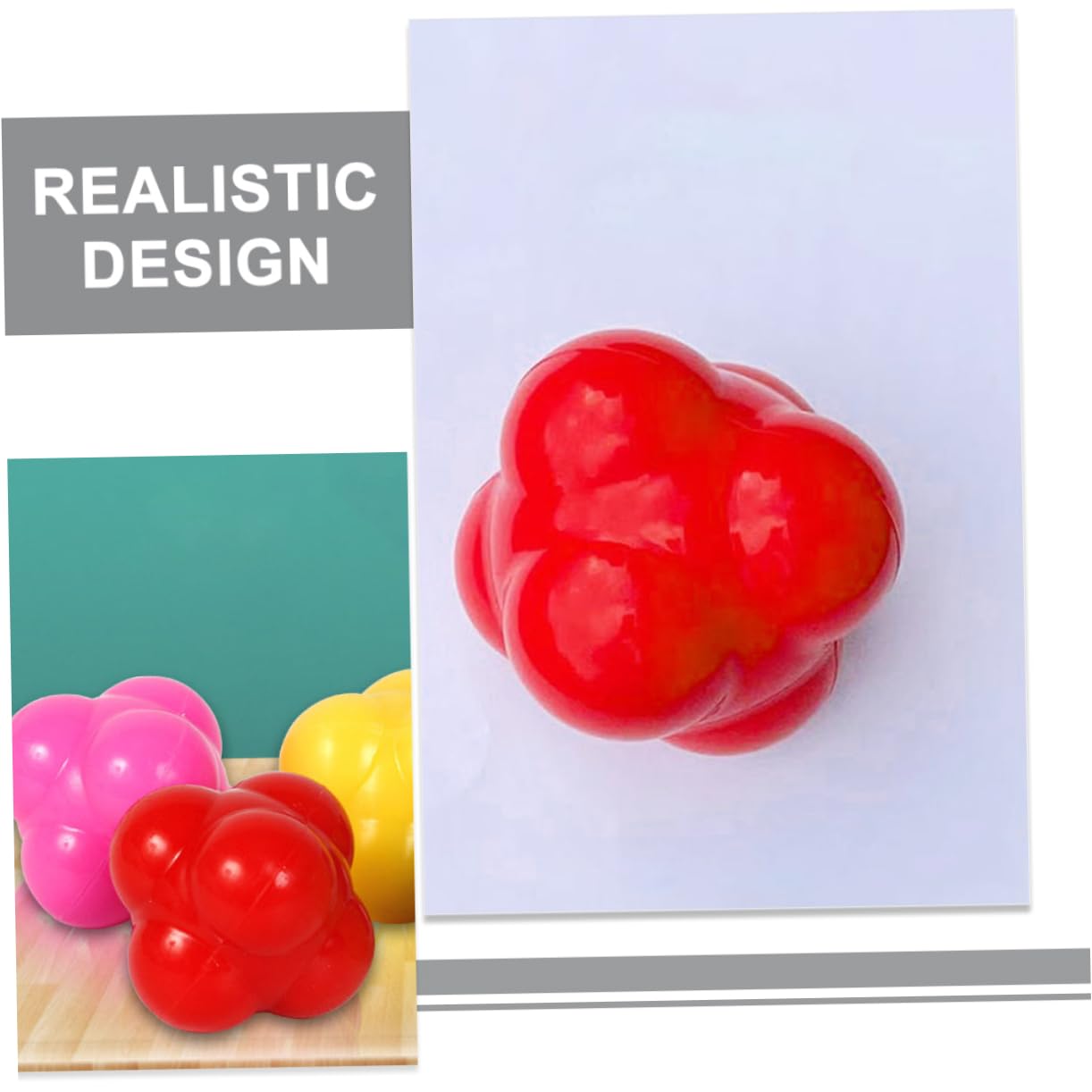 POPETPOP Exercise Ball Training Ball for Sports Reaction Enhance Skills Reflexes Coordination