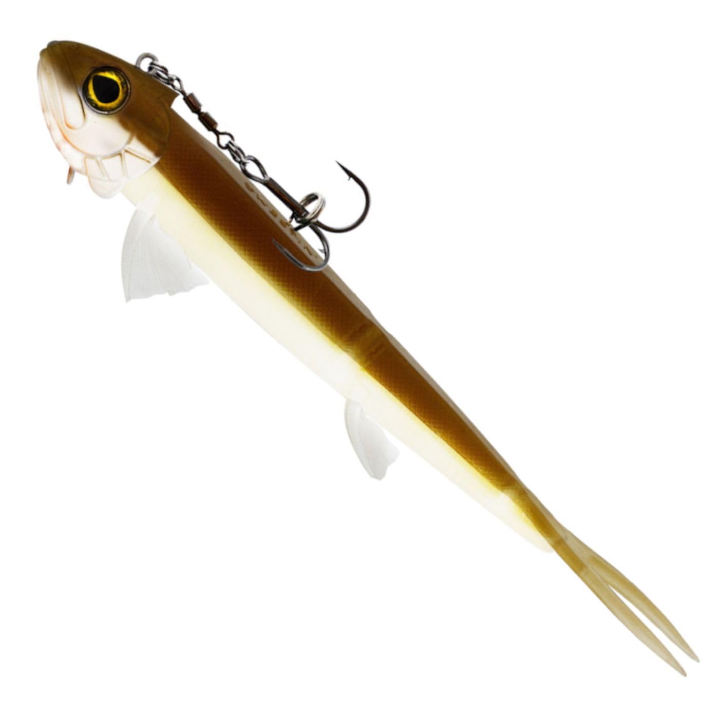 Westin Twinteez Pelagic V-Tail R 'N R 21 cm, 70 g, 1 Rubber Bait, Colour: Baitfish Ghost