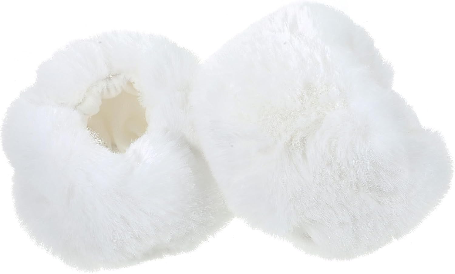 Kisangel 2pcs Faux Fur Sleeve Wrist Cuff Warmers for Women, Imitation Rabbit Fur Material, Winter Wrist Protection and Decorative Clothing Cuff Covers, Suitable for Indoor and Outdoor Use