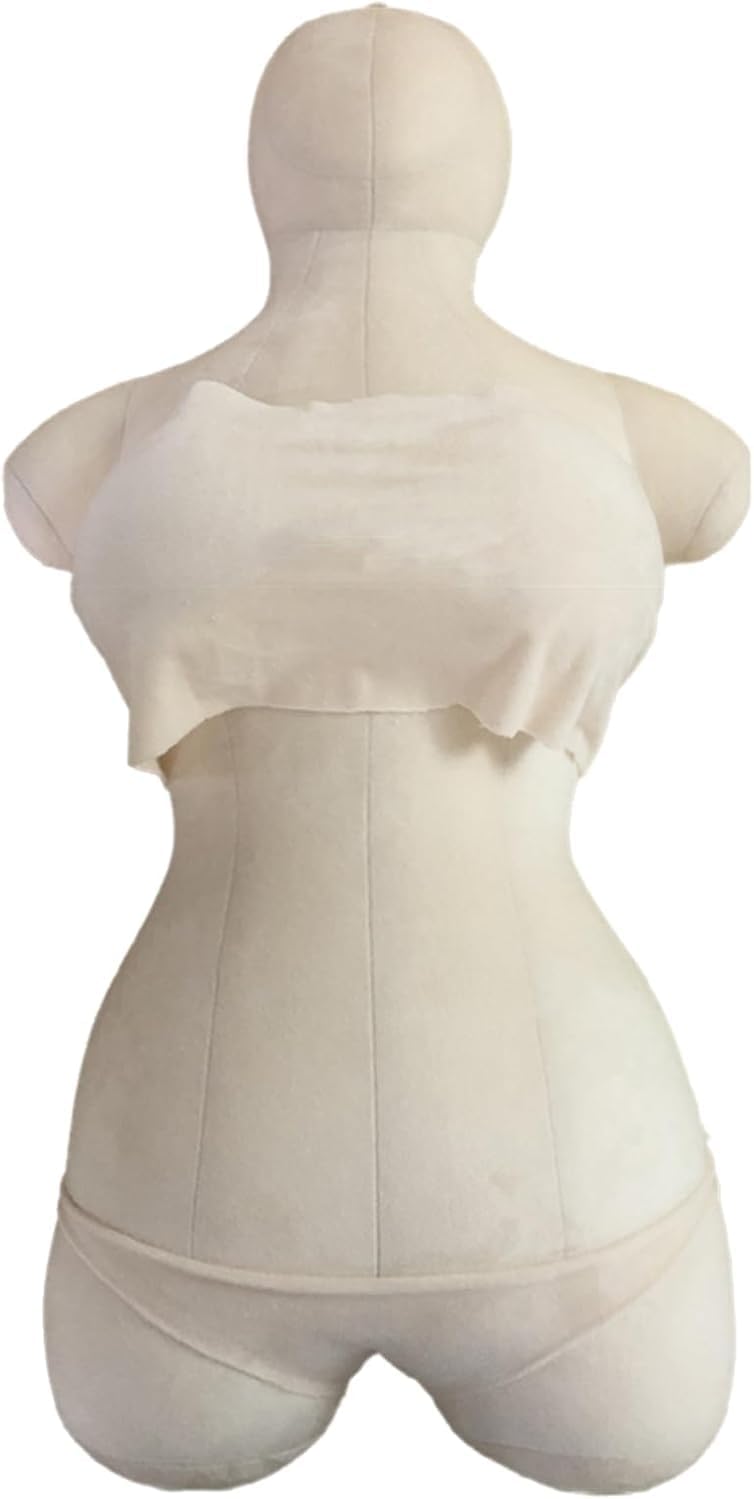 Human Shaped Throw Pillow with Head, Full Size Body Pillow Plush Dolls with Holes, Relieves Stress and Anxiety, Soft and Supportive