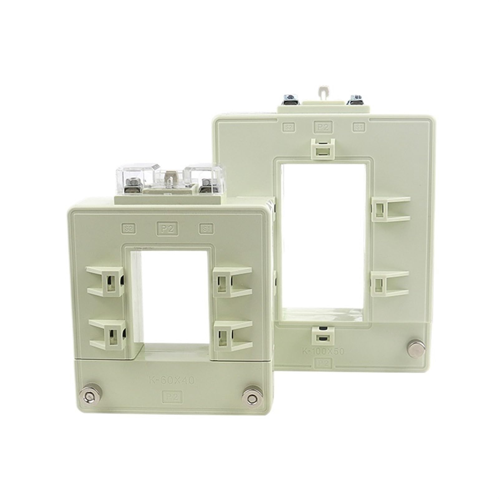 PXQCHAVLN AC Open core Square Single Sensor Current Transformer Copper Rod 0.2 DP 400-6000A/5A(600 5A)