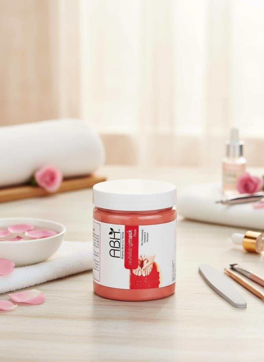 ABH Rose Revitalising Mask 500g | Hydrating & Rejuvenating Hand & Foot Mask for Glowing Skin, Soft Texture | Ideal for Professional Manicure & Pedicure Use 2