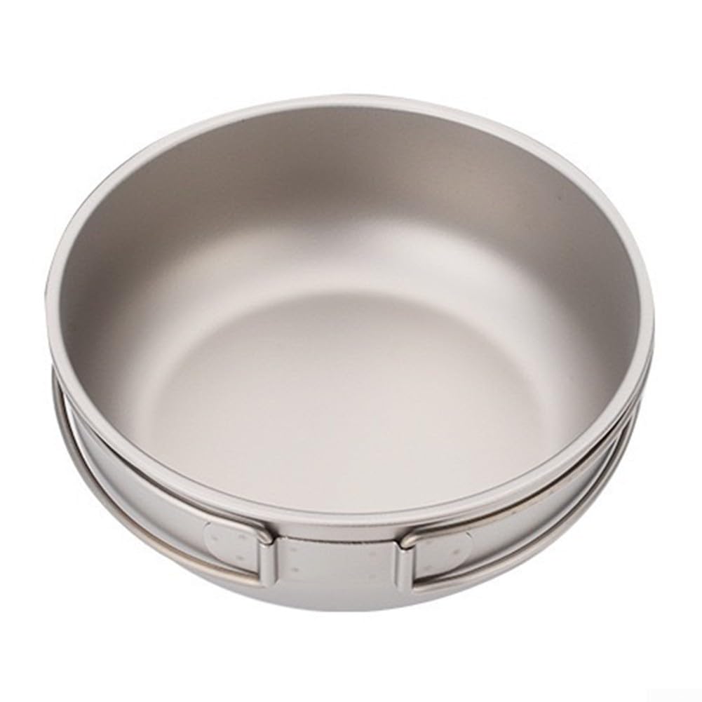 Padella ultraleggera in puro titanio per esterni, perfetta per cucinare (1200 ml)