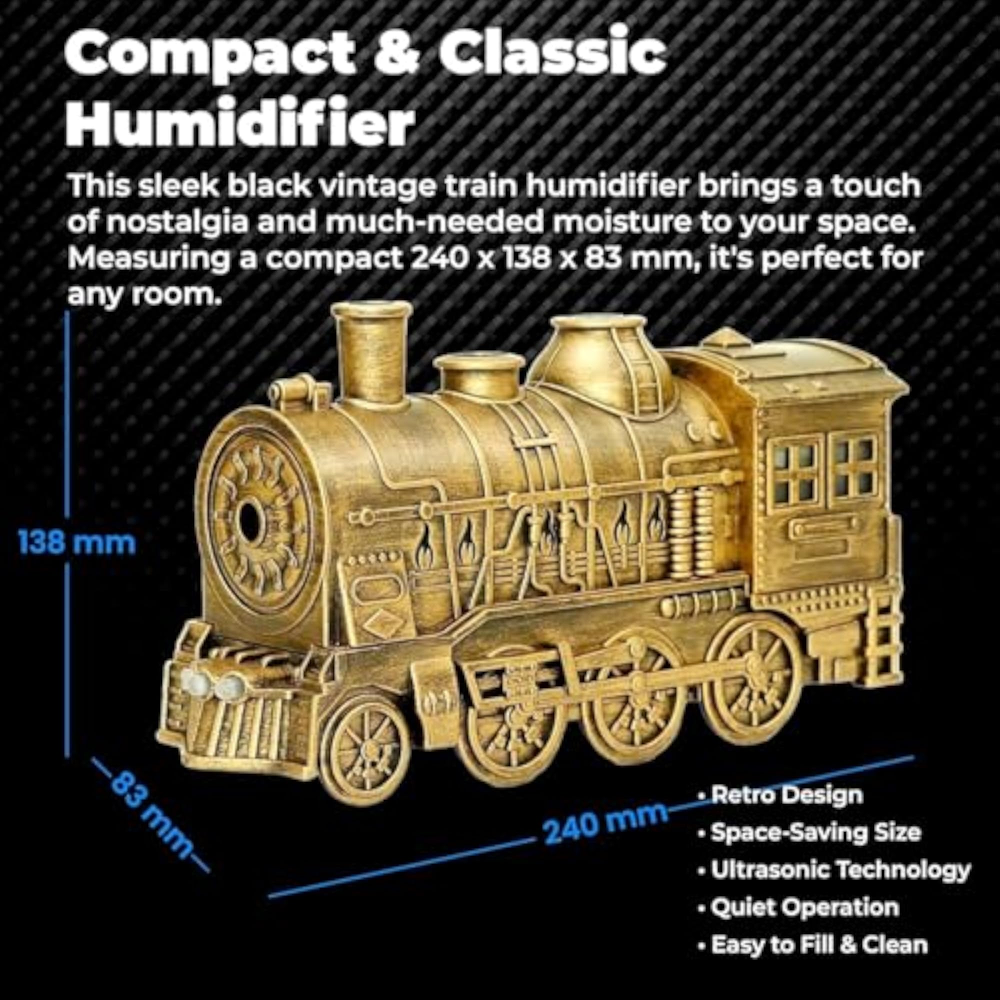 Multifunctional Train Essential Diffuser with Remote Control