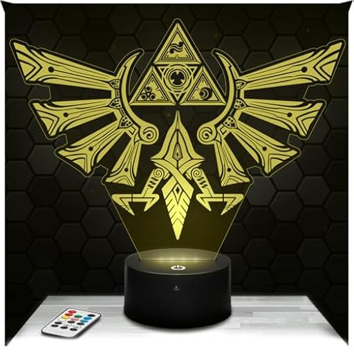 Lampephoto.fr - Lámpara 3D Tri force Decoración Habitación Niño Gaming Gamer Juegos Video Idea Regalo Triforce Idea Regalo Decoración Luz Tenue Noche, Idea de Regalo Original, Merchandising TOP | Ya disponible en tu tienda friki favorita! En mundofriki.es!