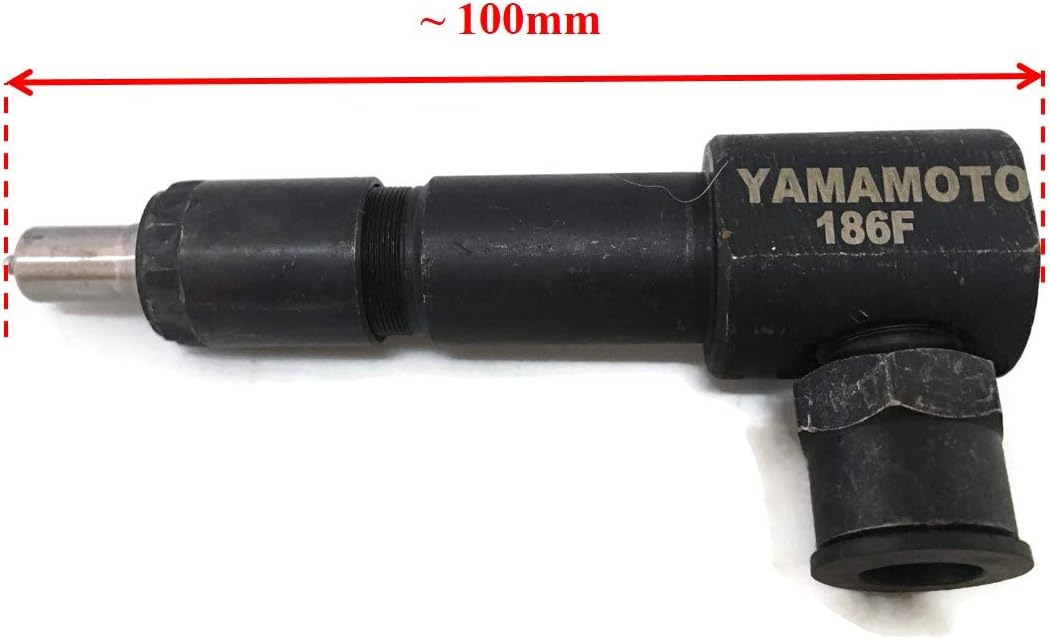 for Yanmar L100 Chinese 186 186F 714650-53100 Diesel Engine Fuel Injector Injection Valve Assy L75 - L100 Short Nozzle Type Generator Engine