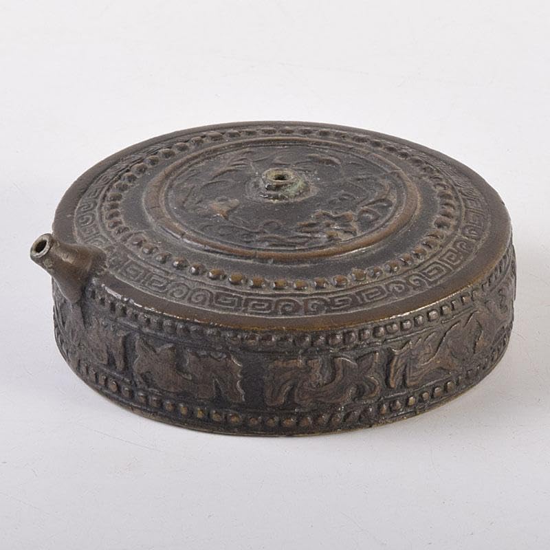 中国　古銅　神獣雷刻　水滴　書道具　V　R9176 中国 古銅 神獣雷刻 水滴 書道具 V R9176 - メルカリ