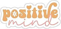 Vista 1 de ZURRAM Adhesivo motivacional de la mente positiva, vinilo impermeable inspirador alentador adhesivo para laptop, botella de agua, álbum de recortes
