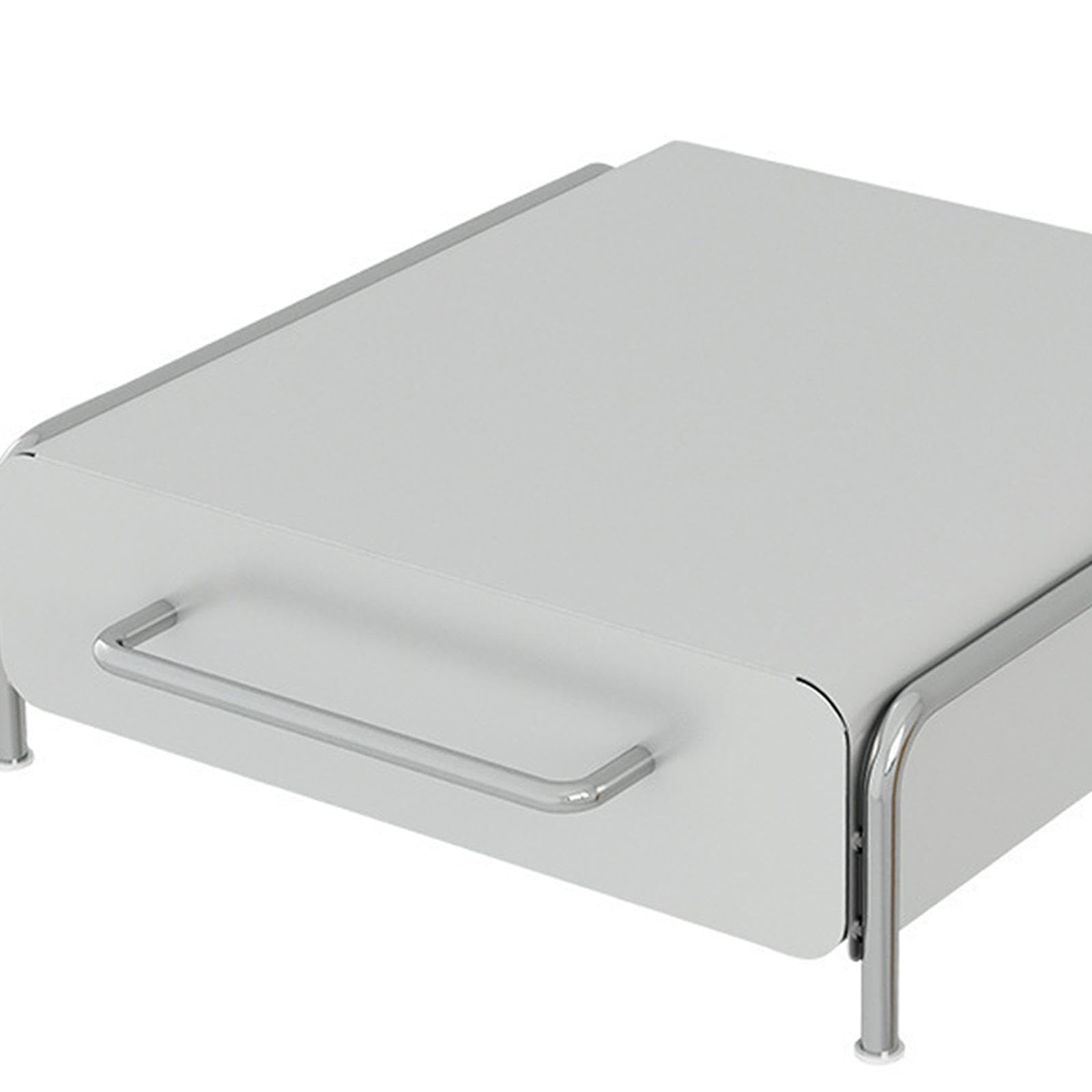 Gralara Organisateur Capsules Café Tiroir de Rangement Capsules Porte-dosettes Support Capsules Panier Capsules Structure Ferme Adapté Hôtel Maison Bureau, Blanc