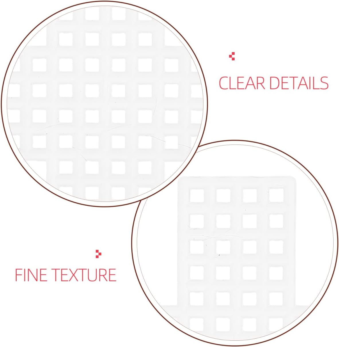 Osaladi 20Pcs Plastic Canvas Mesh Sheets Cross Shaped