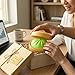 Dumpling Squishy Mystery Box Realistic Dumpling Squishy with Steamer Basket, Sensory Fidget for Adults & Teens, Big Stress Relief Ball, Easter Basket Stuffers & Sensory Gift (Green)