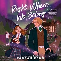 Right Where We Belong Audiolibro Por Farrah Penn arte de portada