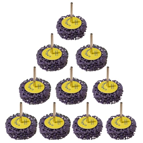 CAELUM 10 Pack Strip Discs Set, 1.5 Inch Rust Removal Wheels for 1/8