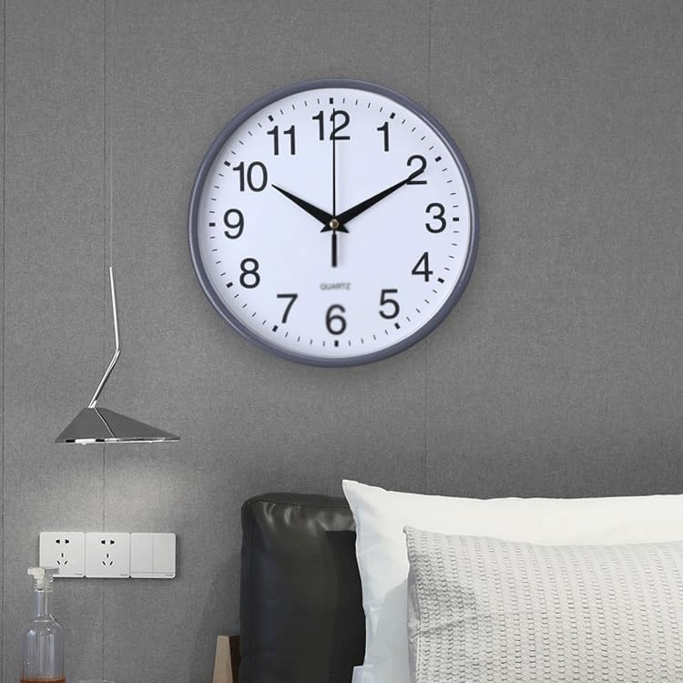 Horloge murale numérique ronde décorative pour étude