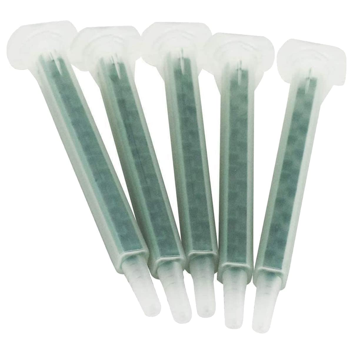 Ugello di Miscelazione Epossidica da 40 Pezzi Ugello di Miscelazione Elettrostatico Punta un Cartuccia 50 Ml/1,7 Once (Rapporto 1:1/1:2) 16 Elementi