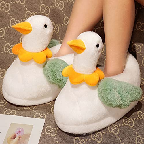 Cute Women Slipper Novelty Animal Slippers Cozy Fuzzy Memory Foam Cotton Shoes Hamster Slippers Soft Plush Winter Warm House Shoes4