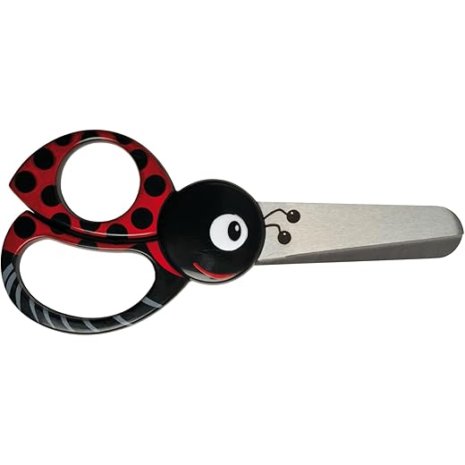 Fiskars Kids Animal Scissors - Ladybird