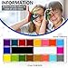 Face Paint,20 Colors Face Paint - Face Painting Kit,Oily Based Face Painting Kit for Kids Party with 10 Brushes 5 Sticker Stencils and Paint Tray, Body Paint for Kids and Adults Halloween Makeup