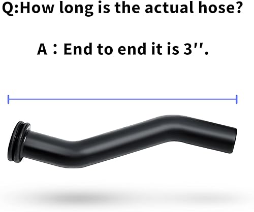 Miniatura 3 de Manguera de vacío apta para cortacésped John Deere, 596163, compatible con tractor de cortacésped John Deere D140 D160, 593998, 797408, 5 unidades