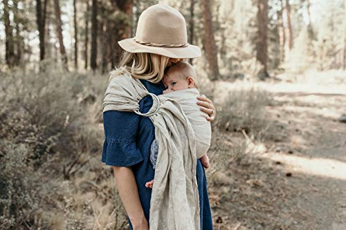 Hip Baby Wrap Baby Carrier Ring Sling - Baby Wraps Carrier, Perfect For Baby Shower, Baby Sling Carrier, Baby Wrap Carrier, Baby Carriers, Baby Wearing Carrier, Ring Sling Baby Carrier (Oat) #TOP3