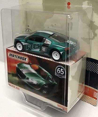 Matchbox Globe Travelers Auto Audi R8 Verde 1:64 miniatura 3