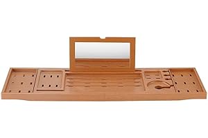 Ambiance-Elevating Wooden Bathtub Tray