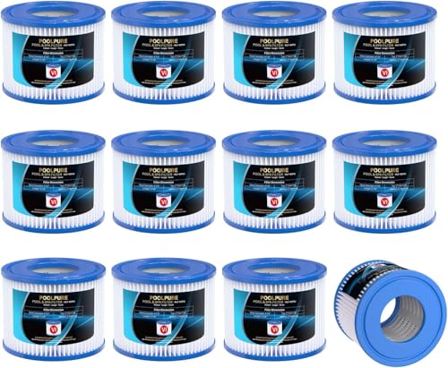 POOLPURE Coleman SaluSpa 90352E Filtro para piscina (12 unidades)