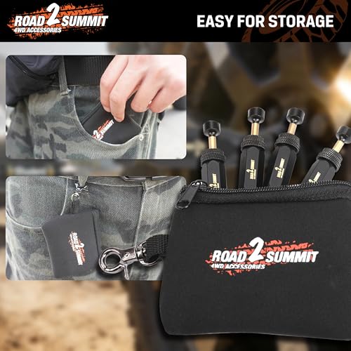 ROAD2SUMMIT Auto-Stop Tire Deflator Kit