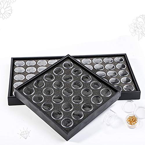 tyrrdtrd Aufbewahrungsbox für Nagelschmuck, Puder, Strasssteine, 25/50 Stück – Bild 3
