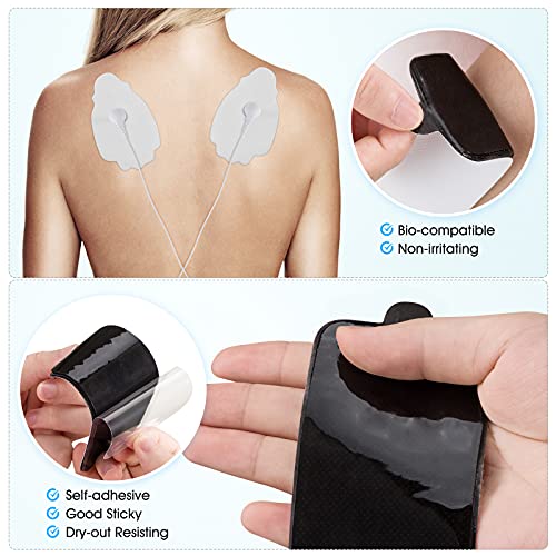 20 Pieces Tens Unit Pads Replacement Adhesive Electrodes For Tens Therapy Machines #TOP2