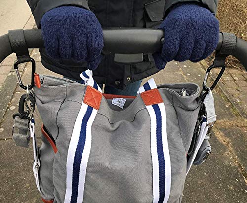 VICKSONGS 4 Pezzi Ganci per Passeggino Passeggini