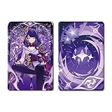 LaaHY Figura Decorativa Estilo videojuegopara Impact Raiden Shogun, Soporte acrílico/Soporte con Efecto líquido/Figura 3D