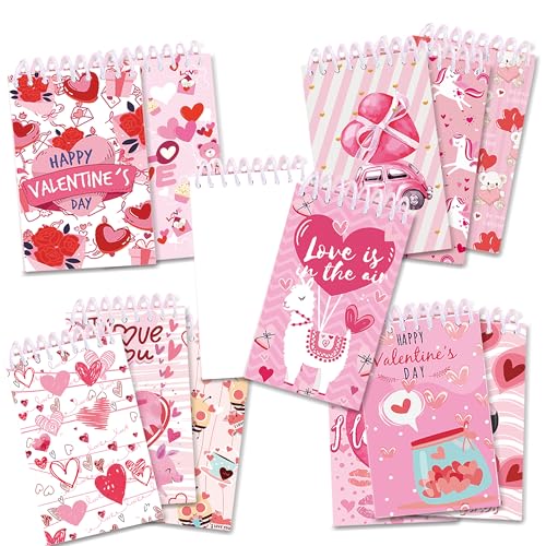 Mini carnet de poche Saint-Valentin pour vider l'esprit lot de 24 bloc-notes - 6