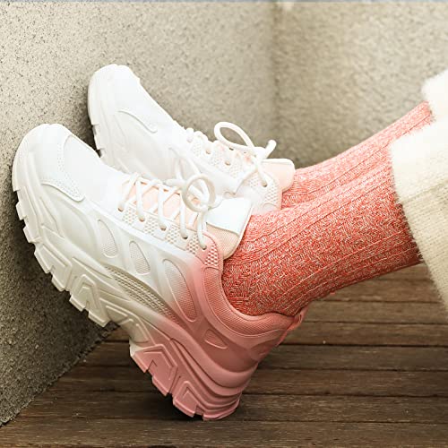 Image of Pleneal Wool Socks for Women - Womens Wool Socks Winter Warm Cozy Knit Sock for Women Men
