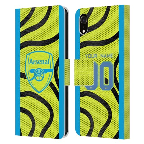 Etui Cuir iPhone XR Arsenal FC Finition Haute Qualite Maillot 2024