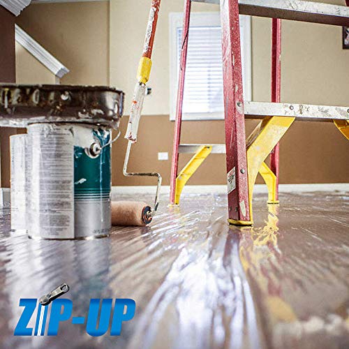 ZIP-UP Products Carpet Protection Film - 24\" x 50\' Floor and Surface Shield with Self Adhesive Backing & Easy Installation - CPF2450