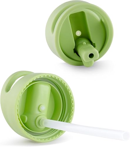 Miniatura 2 de Paquete de 8 popotes de repuesto para botella de agua de plástico Sivaphe de 12 oz14 onzas con popote