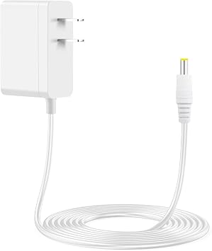 6.5ft Extra Long Charging Cord for12V 2A Charger for Happiest Baby Snoo Smart Sleeper Bassinet Compatible with Model CGSW30-120-2000ll CGSW301202000ll Replacement Charging Cord Power Adapter