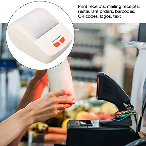 Bluetooth Thermal Printer, Portable USB Receipt Ticket Bill POS Printing Machine for iOS Android Mini Pocket Printer, Support Phone App and Computers Connection - Image 3