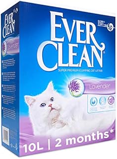 Ever Clean Lavender Clumping Cat Litter, 10 Litre, Scented