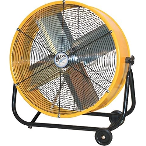 Ventamatic BF24TF YEL MaxxAir 24-Inch High-Velocity 2-Speed Portable Air Circulator, Yellow Cover