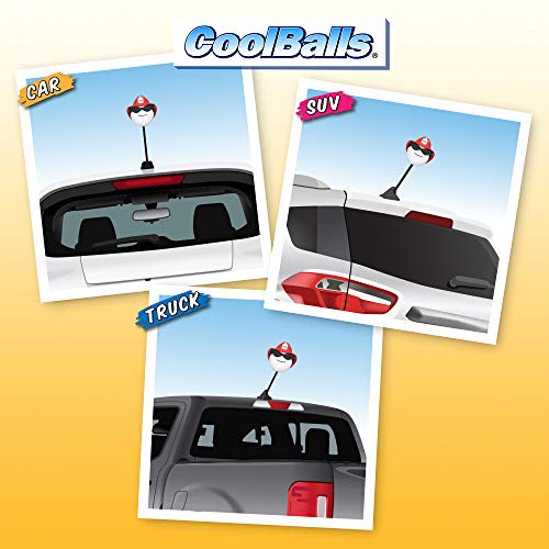 Coolballs Cool Firefighter Fireman Car, Truck, SUV Antenna Topper Auto Accessory