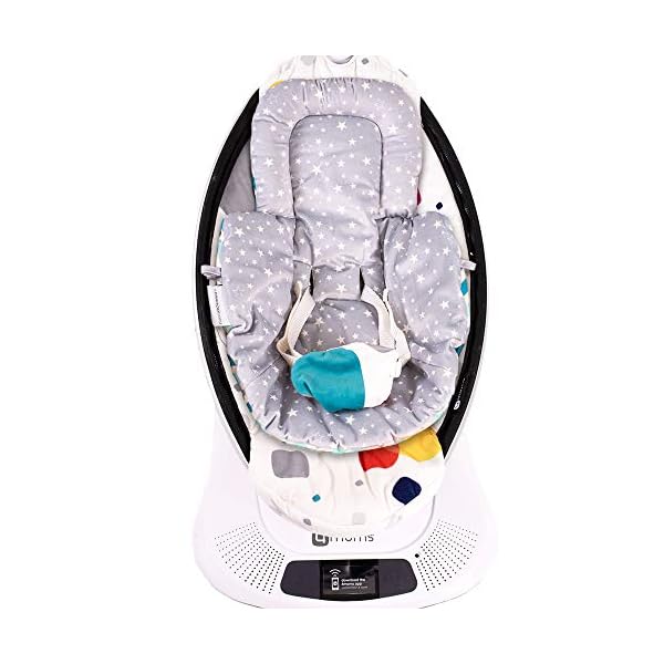 Farnodbaby Einlage für Neugeborene, kompatibel mit 4Moms MamaRoo und RockaRoo mit Kopf- und Körperunterstützung – Bild 3