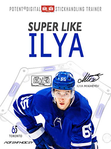 Potent Hockey Training Equipment - Digital Stickhandling Trainer - Portable Stick Handling Aid - On & Off Ice Tool - Practice Puck Control - Best Gift For Hockey Players - Trusted By The Pros #TOP6