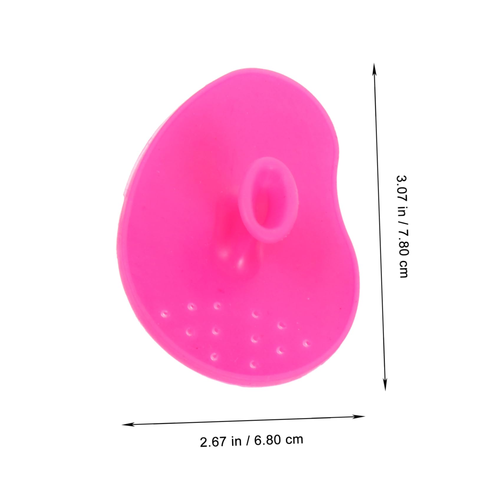 Healeved Lady Facial Brush Set 4pcs Soft Silicone Face Scrubber Home Beauty Tool for Skin Care Random Color