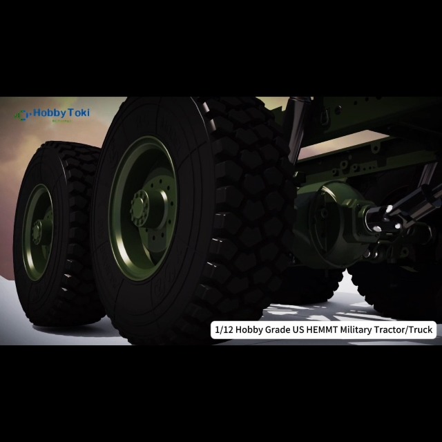 HobbyToki 1/12 US 8x8 HEMMT M977 Military Truck Heavy Expanded