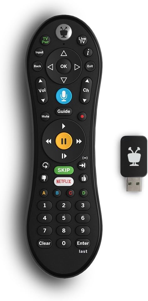 TiVo VOX Remote to Upgrade Roamio or Mini With Voice Search, Black (C00301)